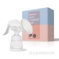 Pompa del latte materno manuale portatile in silicone